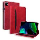 For Xiaomi Pad 6 Max 14.0 Splicing Shockproof Leather Tablet Case(Red) - 1