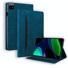 For Xiaomi Pad 6 Max 14.0 Splicing Shockproof Leather Tablet Case(Blue) - 1