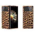 For Xiaomi Mix Fold 3 Nano Plating Leopard Print Phone Case(Gold) - 1