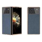 For Xiaomi Mix Fold 3 Genuine Leather Luxury Series Nano Plating Phone Case(Royal Blue) - 1