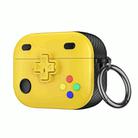 For AirPods Pro 2 Game Console Shape Wireless Earphones Protective Case(Yellow) - 1