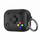 For AirPods 3 Game Console Shape Wireless Earphones Protective Case(Black) - 1