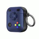 For AirPods 2 / 1 Game Console Shape Wireless Earphones Protective Case(Blue) - 1