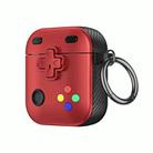 For AirPods 2 / 1 Game Console Shape Wireless Earphones Protective Case(Red) - 1