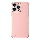 For iPhone 15 Pro Frameless Metallic Paint Hybrid PC Phone Case(Rose Gold) - 1