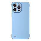 For iPhone 15 Pro Frameless Metallic Paint Hybrid PC Phone Case(Sierra Blue) - 1