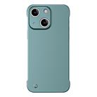 For iPhone 13 Frameless Metallic Paint Hybrid PC Phone Case(Green) - 1