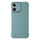 For iPhone 12 mini Frameless Metallic Paint Hybrid PC Phone Case(Green) - 1