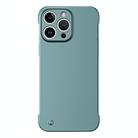 For iPhone 11 Pro Max Frameless Metallic Paint Hybrid PC Phone Case(Green) - 1