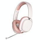 T1 Foldable Phone Audio ENC Noise Reduction Wireless Gaming Headphones with Mic(Pink) - 1