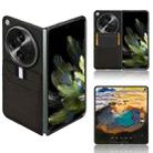 For OPPO Find N3 Litchi Texture Card Slots Back Cover Phone Case(Black) - 1