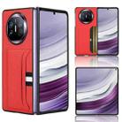 For Huawei Mate X5 Litchi Texture Card Slots Back Cover Phone Case(Red) - 1