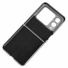 For Huawei nova Flip Litchi Texture Card Slots Back Cover Phone Case(Black) - 3