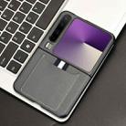 For Huawei Pura X Litchi Texture Card Slots Back Cover Phone Case(Grey) - 2