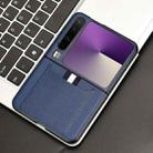 For Huawei Pura X Litchi Texture Card Slots Back Cover Phone Case(Blue) - 2