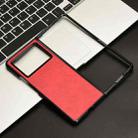 For Tecno Phantom V Fold2 Litchi Texture Back Cover Phone Case(Red) - 2