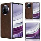 For Huawei Mate X5 Litchi Texture Back Cover Phone Case(Brown) - 1