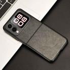 For Huawei nova Flip Litchi Texture Back Cover Phone Case(Black) - 2