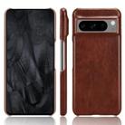 For Google Pixel 8 Pro Litchi Texture Back Cover Phone Case(Brown) - 1