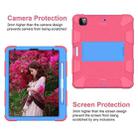 For iPad Pro 12.9 (2018) / (2020) Shockproof Two-Color Silicone Protective Tablet Case with Holder(Rose Red+Blue) - 5