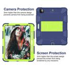 For iPad Pro 12.9 (2018) / (2020) Shockproof Two-Color Silicone Protective Tablet Case with Holder(Dark Blue+Green) - 5