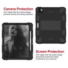 For iPad Pro 12.9 (2018) / (2020) Shockproof Two-Color Silicone Protective Tablet Case with Holder(Black) - 5