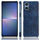 For Sony Xperia 5 V Litchi Texture Back Cover Phone Case(Blue) - 1
