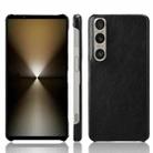 For Sony Xperia 1 VI Litchi Texture Back Cover Phone Case(Black) - 1