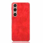 For Sony Xperia 1 VI Litchi Texture Back Cover Phone Case(Red) - 3