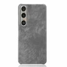 For Sony Xperia 1 VI Litchi Texture Back Cover Phone Case(Grey) - 3