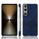 For Sony Xperia 1 VI Litchi Texture Back Cover Phone Case(Blue) - 1