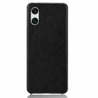 For Sony Xperia 10 VI Litchi Texture Back Cover Phone Case(Black) - 3