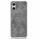 For Sony Xperia 10 VI Litchi Texture Back Cover Phone Case(Grey) - 3