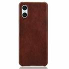 For Sony Xperia 10 VI Litchi Texture Back Cover Phone Case(Brown) - 3