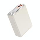 WIWU Wi-P005 Locke Series 10000mAh Digital Display Power Bank(White) - 1