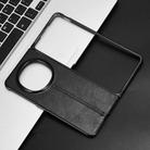 For OPPO Find N5 Cow Pattern Sewing Back Cover Phone Case(Black) - 2