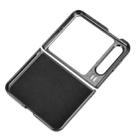 For Huawei Pura X Cow Pattern Sewing Back Cover Phone Case(Black) - 3