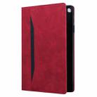 For Lenovo Xiaoxin Pad 11 2025 Splicing Shockproof Leather Tablet Case(Red) - 2