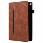 For Lenovo Xiaoxin Pad 11 2025 Splicing Shockproof Leather Tablet Case(Brown) - 2