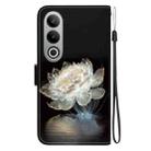 For OnePlus Nord CE4 5G Crystal Texture Colored Drawing Leather Phone Case(Crystal Peony) - 3