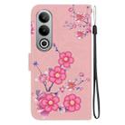 For OnePlus Nord CE4 5G Crystal Texture Colored Drawing Leather Phone Case(Cherry Blossoms) - 3