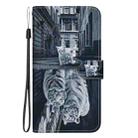 For OnePlus Ace 3 Pro Crystal Texture Colored Drawing Leather Phone Case(Cat Tiger Reflection) - 2