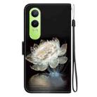 For OnePlus Nord CE4 Lite Crystal Texture Colored Drawing Leather Phone Case(Crystal Peony) - 3