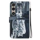 For Sony Xperia 1 VI Crystal Texture Colored Drawing Leather Phone Case(Cat Tiger Reflection) - 3