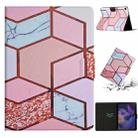 For Samsung Galaxy Tab A9 Marble Pattern Smart PU Tablet Case with Sleep / Wake-up Function(Splicing Marble) - 1