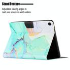 For Samsung Galaxy Tab A9 Marble Pattern Smart PU Tablet Case with Sleep / Wake-up Function(Green) - 6