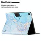 For Samsung Galaxy Tab A9 Marble Pattern Smart PU Tablet Case with Sleep / Wake-up Function(Blue) - 6