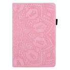 For Lenovo Tab K10C / E10 Calf Texture Embossed Leather Tablet Case(Pink) - 2