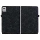 For Lenovo Xiaoxin Pad 11 2025 Calf Texture Embossed Leather Tablet Case(Black) - 2