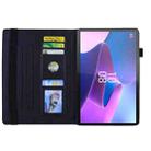 For Lenovo Xiaoxin Pad 11 2025 Calf Texture Embossed Leather Tablet Case(Black) - 3
